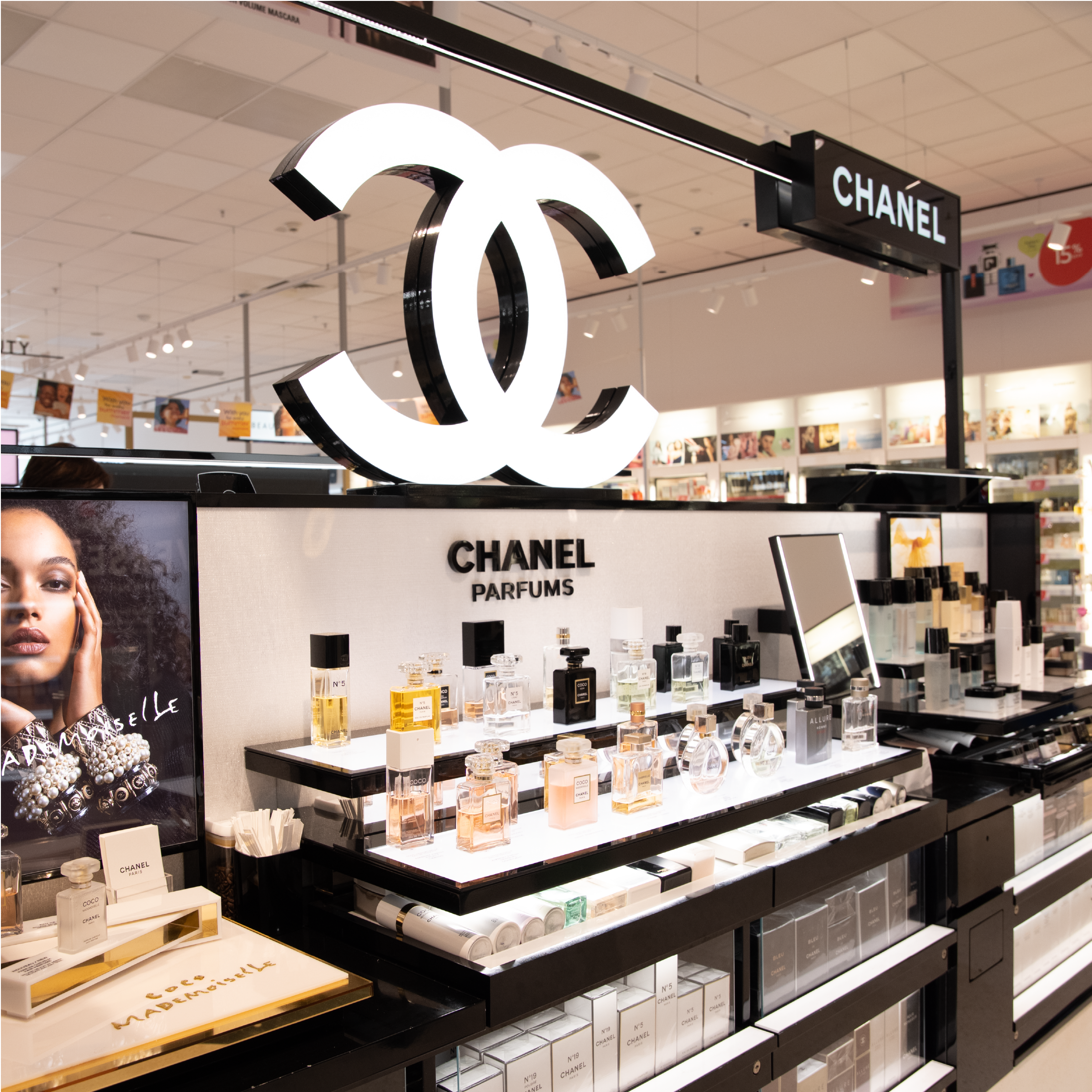 Chanel at Boots Spruceifled Centre