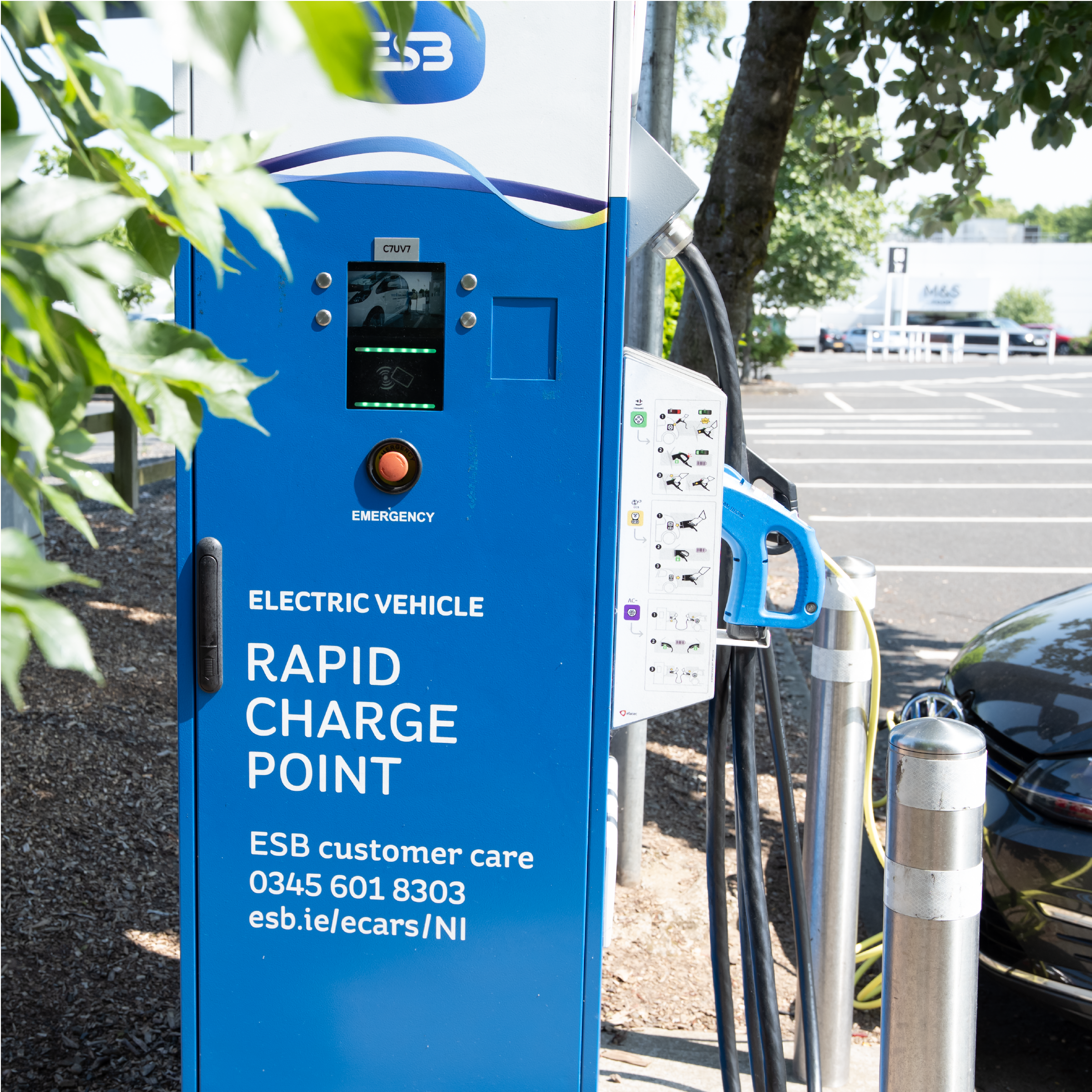 E-Car Charging at Sprucefield Centre